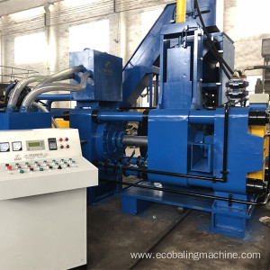 Horizontal Steel Turnings Briquette Machine for Smelting